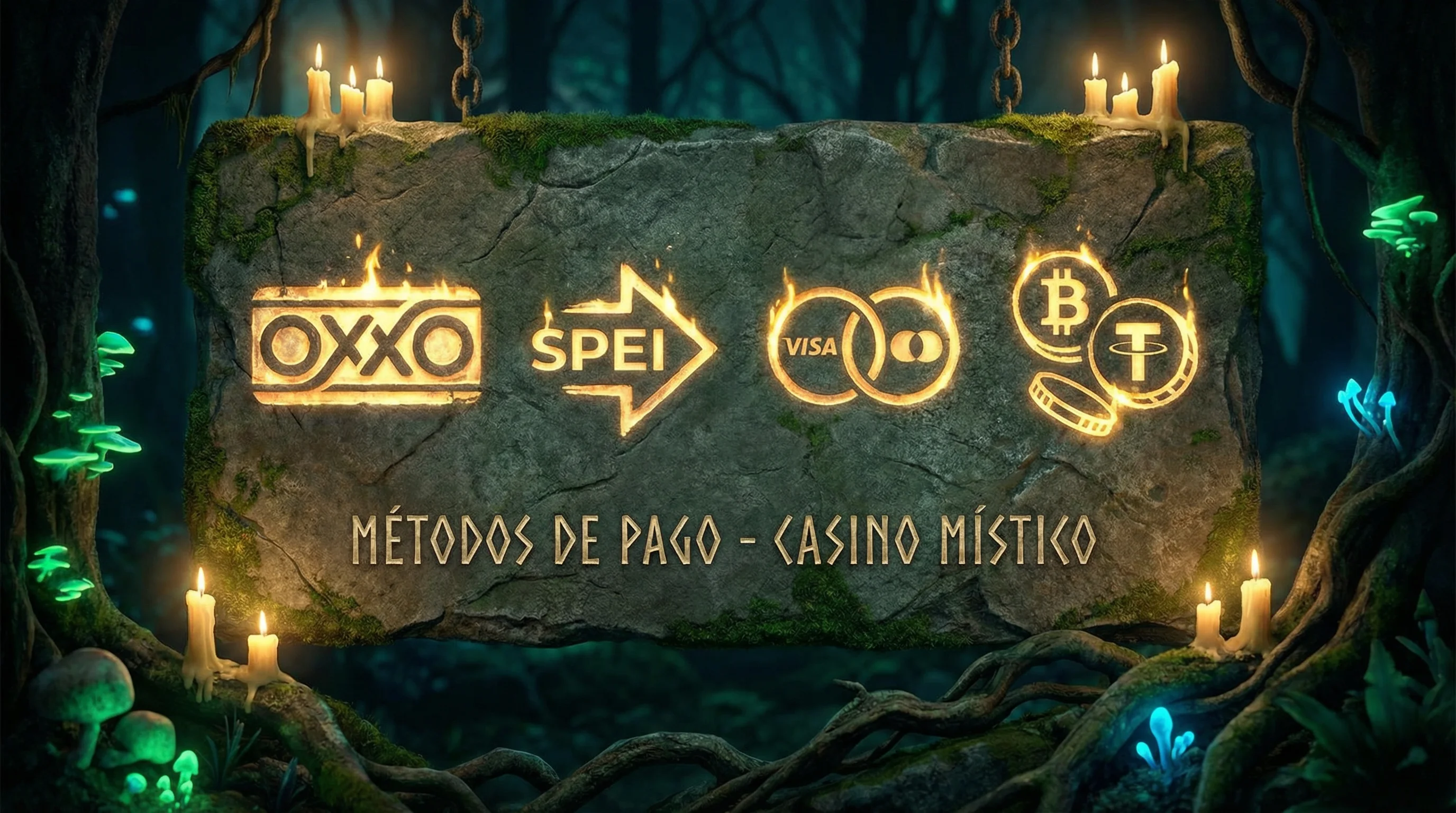 Métodos de pago OXXO SPEI Visa Bitcoin Hellspin